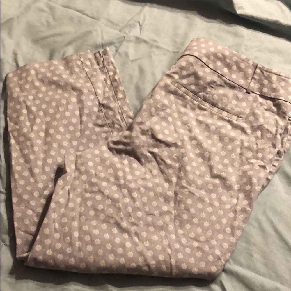 Ann Taylor Factory Crop Pants size 16
